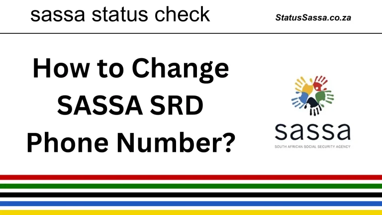 SASSA change phone number process