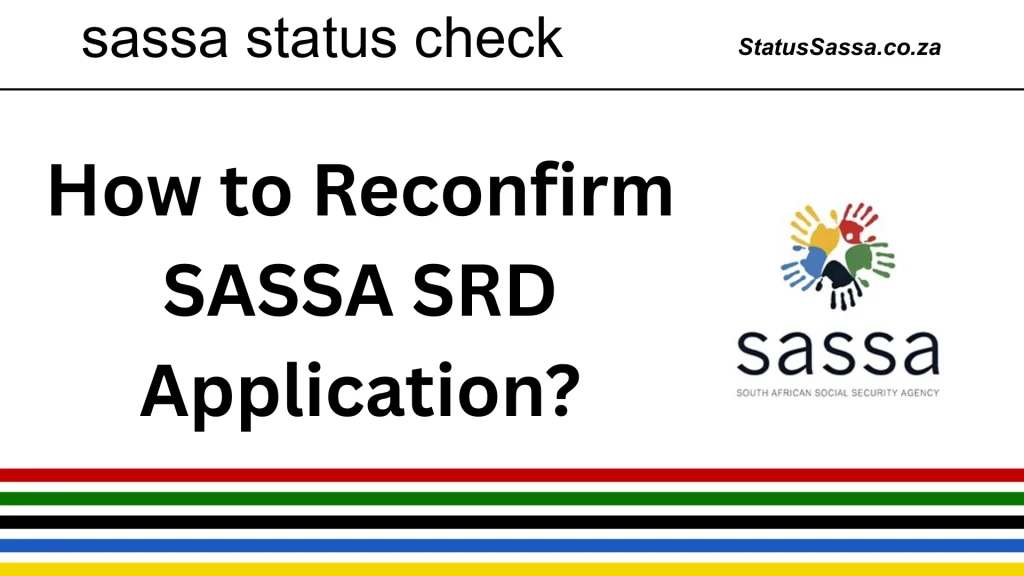 SASSA SRD reconfirmation guide