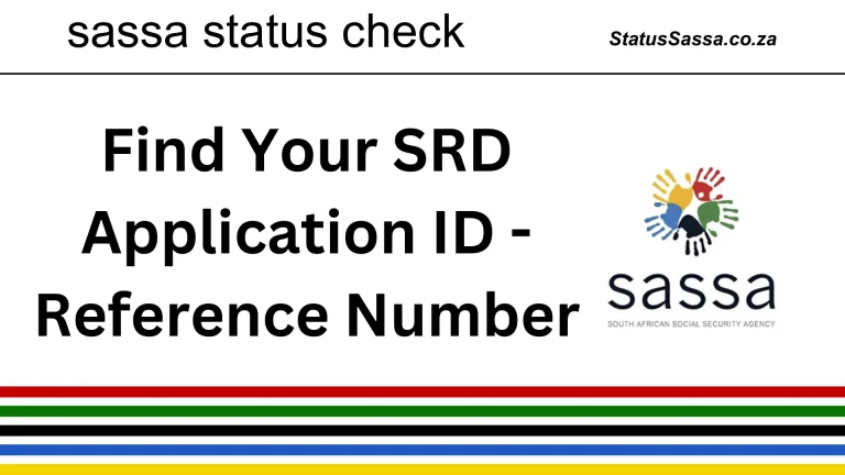 sassa application id finding ways