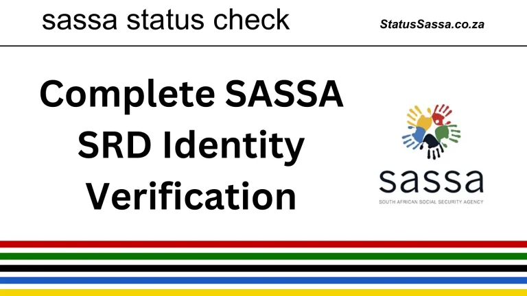 Request identity verification for sassa r350
