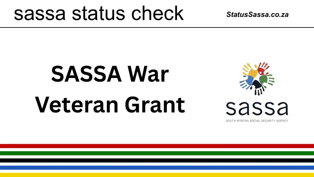 SASSA war veteran grant application